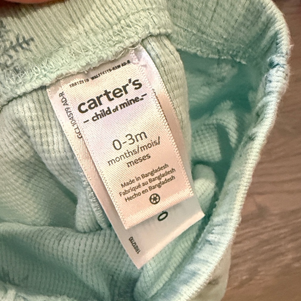 Carter's Snowflake Waffle Knot Ruffle Outfit - Picture 2 of 2